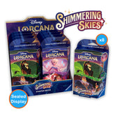 Disney Lorcana: Shimmering Skies - Starter Deck: Sealed Display (8 Decks)