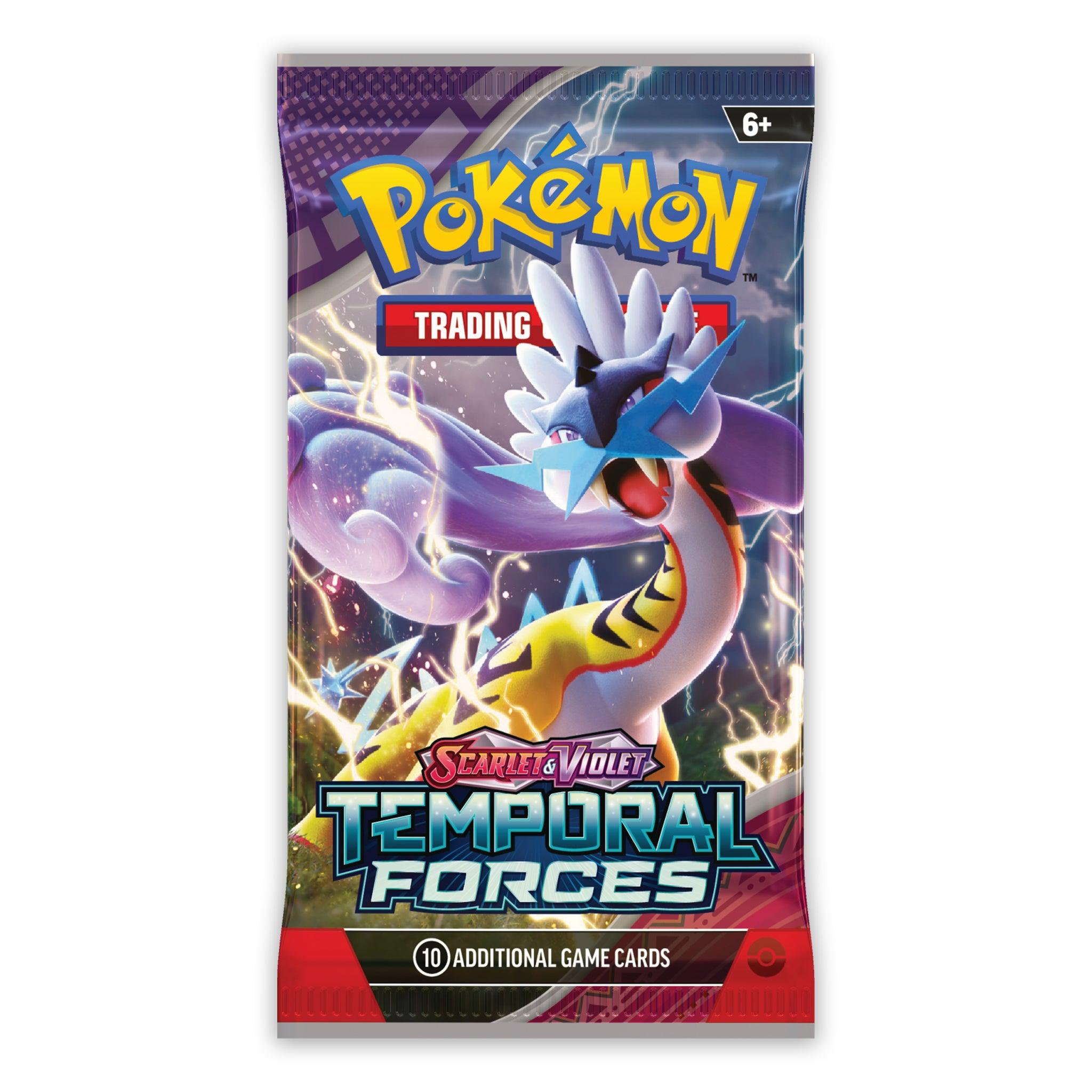 Pokemon - Scarlet & Violet Temporal Forces - Booster Pack: Artwork Set (4 Packs) - Romulus Games
