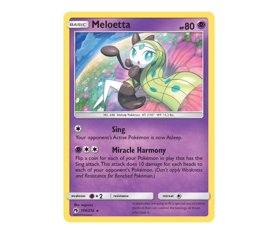 Pokemon: Meloetta 104/214 - Lost Thunder | Romulus Games