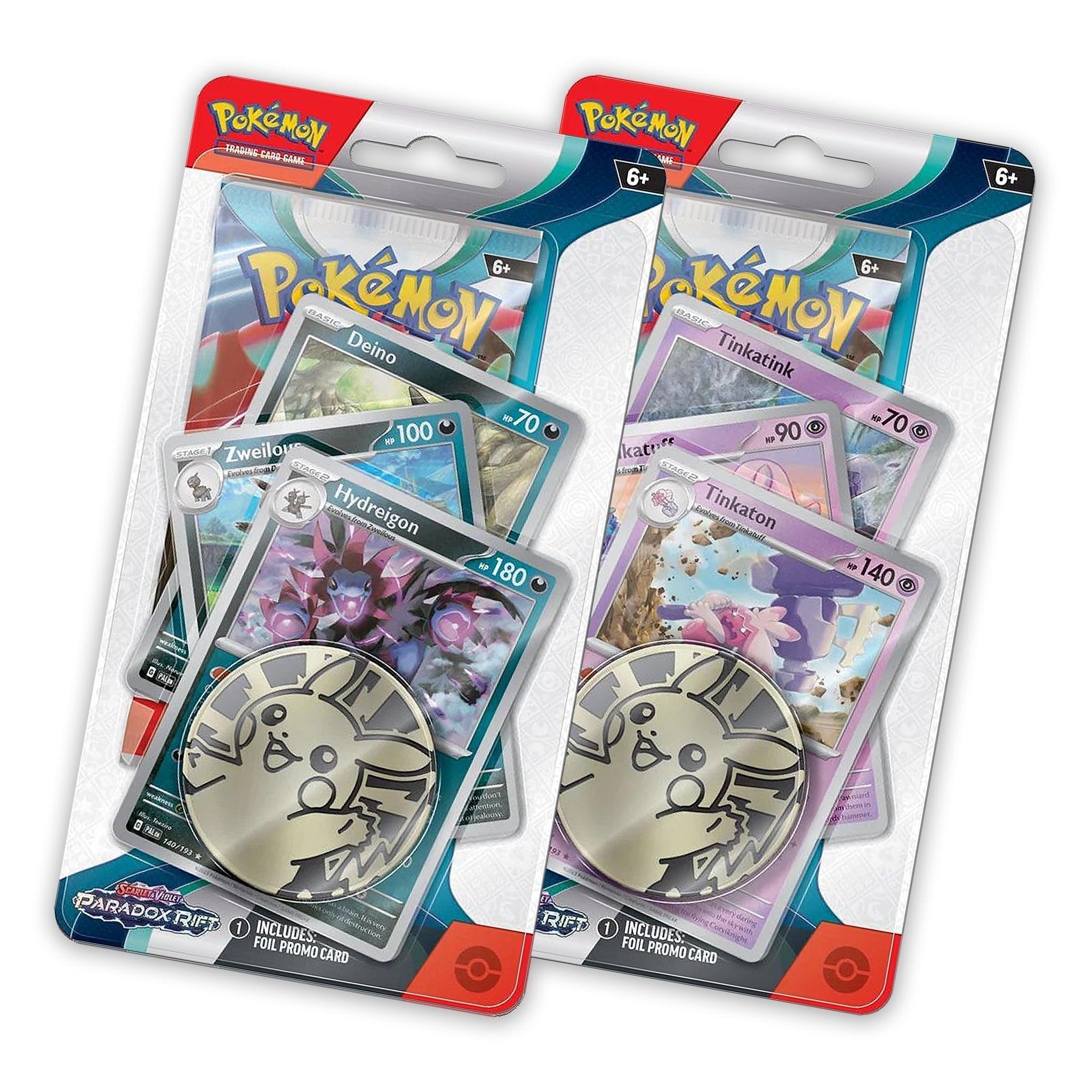 Pokemon: Scarlet & Violet Paradox Rift - Premium Checklane Blister: Set of 2 | Romulus Games