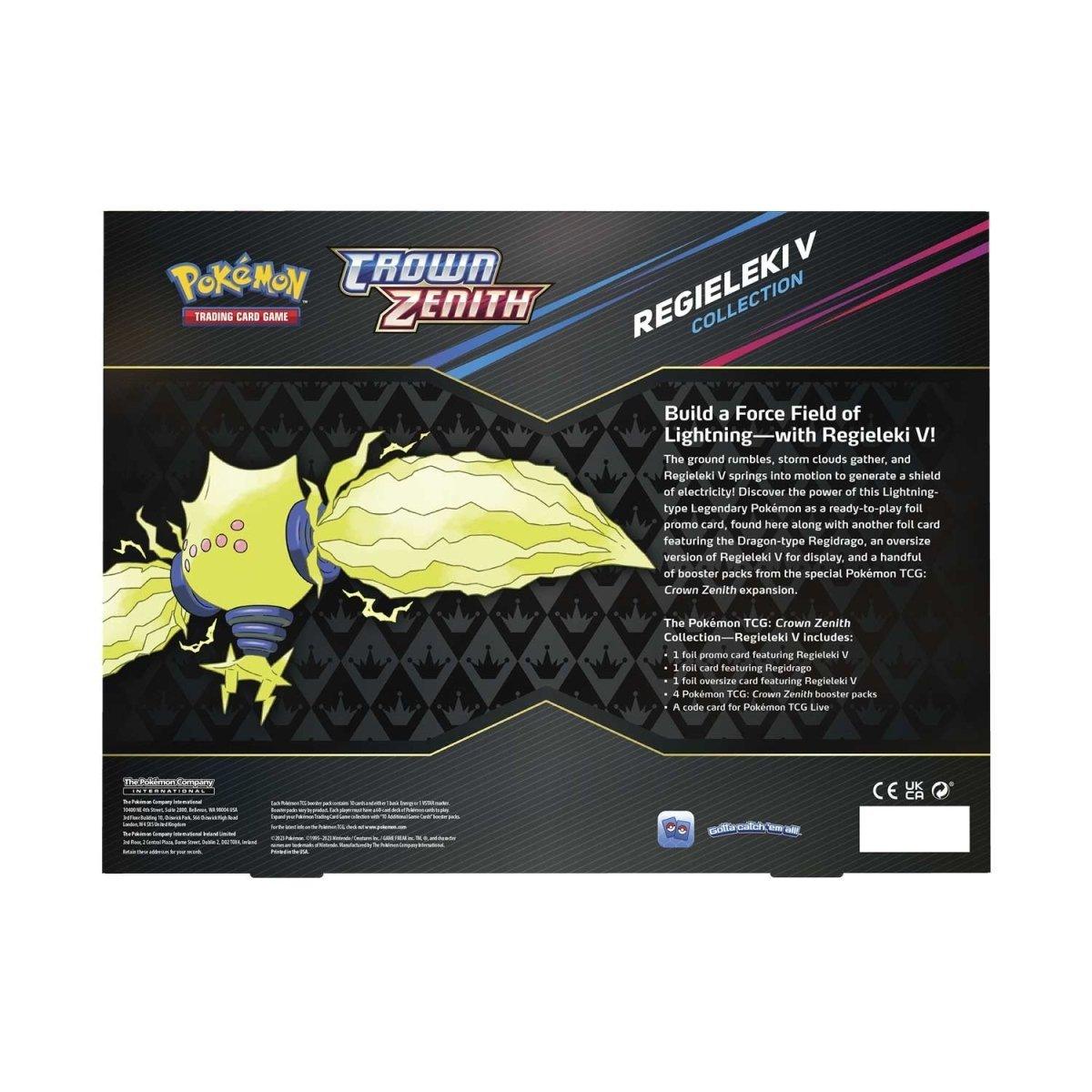 Pokemon: Sword & Shield Crown Zenith - Collection Box: Regieleki V | Romulus Games