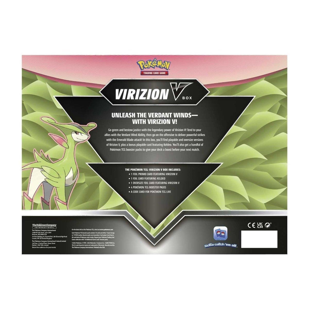 Pokemon: Virizion V - Collection Box | Romulus Games
