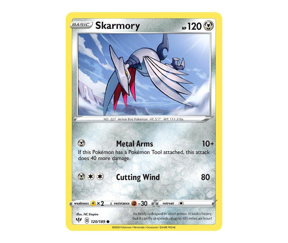 Pokemon: Skarmory 120/189 - Darkness Ablaze | Romulus Games