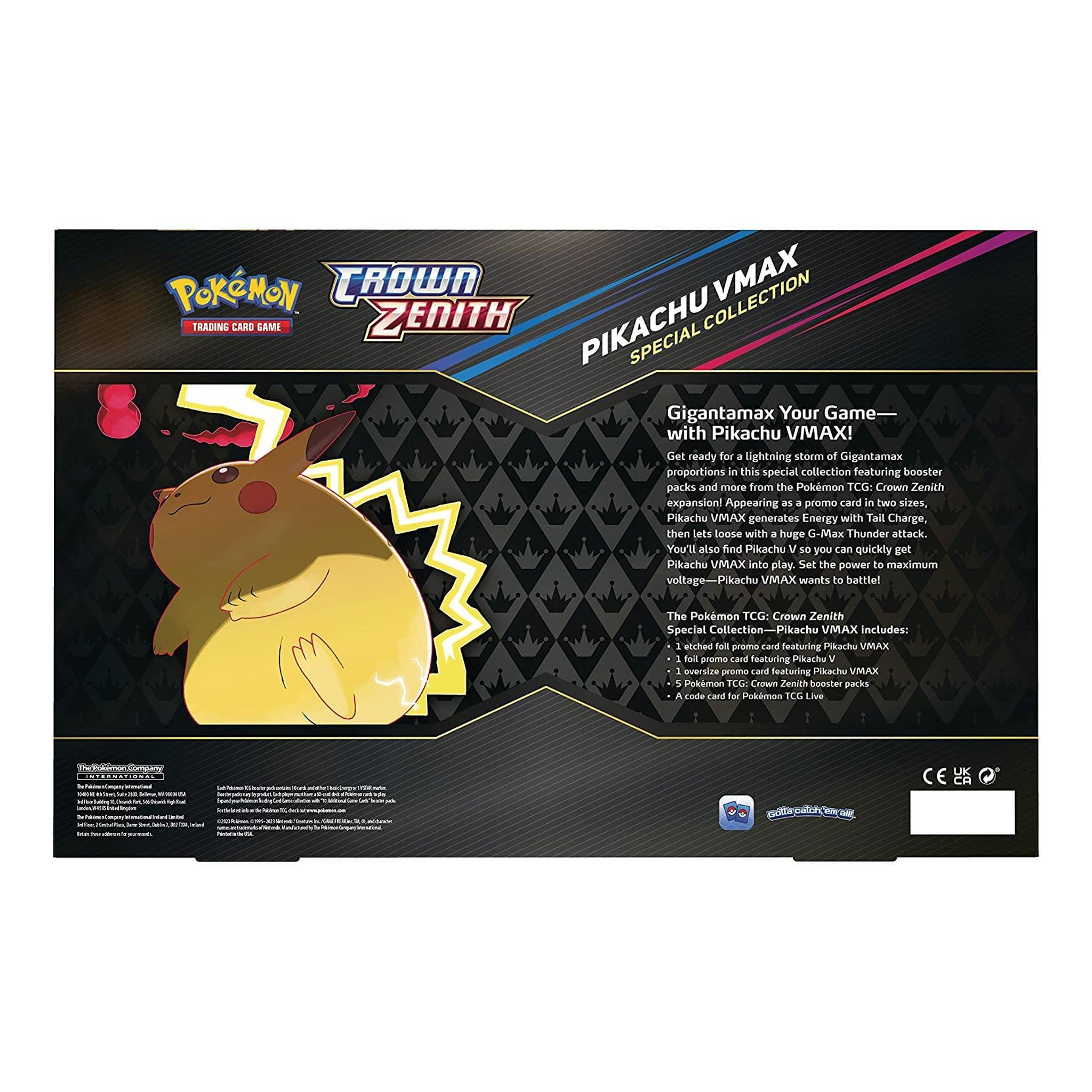 Pokemon: Sword & Shield Crown Zenith - Special Collection Box - Pikachu VMAX | Romulus Games