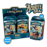 Disney Lorcana: Azurite Sea - Starter Deck: Sealed Display (8 Decks)