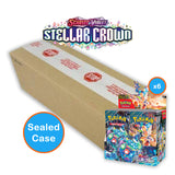 Pokemon: Scarlet & Violet Stellar Crown - Booster Box: Sealed Case (6 Booster Boxes)