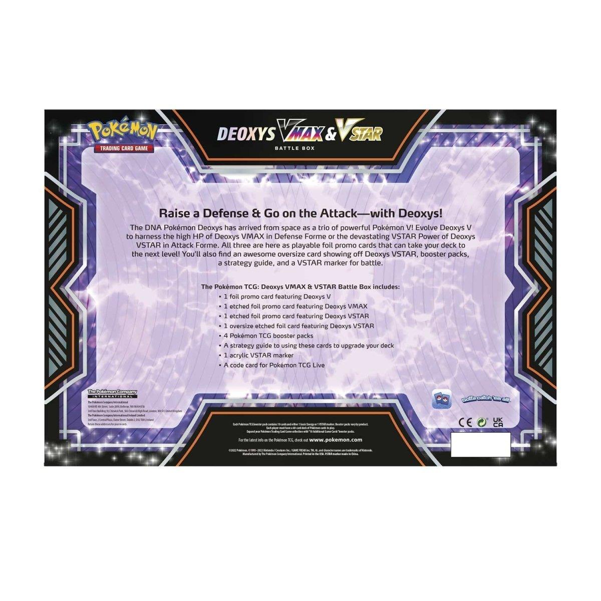 Pokemon: Deoxys VMAX & VSTAR - Battle Box | Romulus Games
