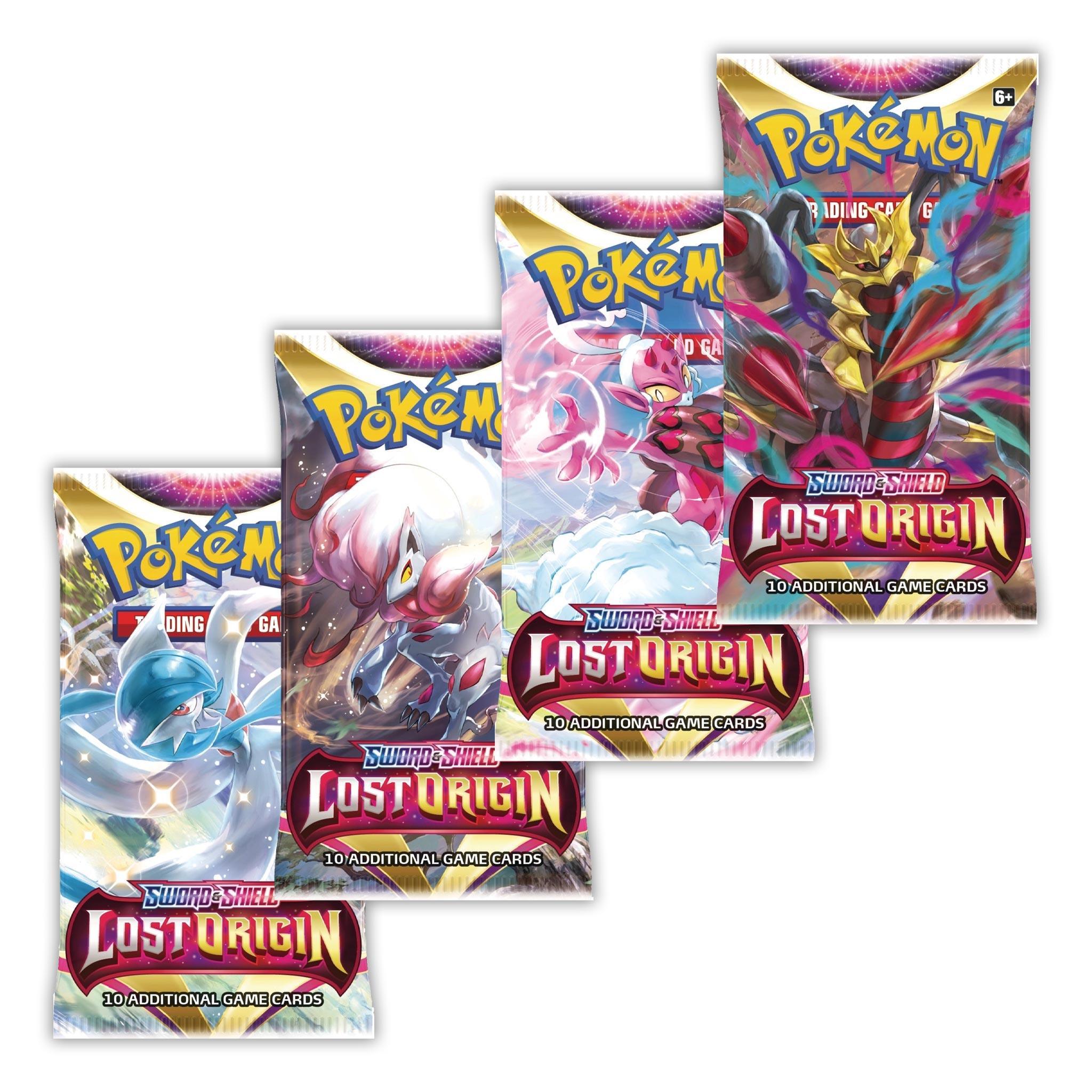 Pokemon: Sword & Shield Lost Origin - Booster Pack: Artwork Set (4 Packs) | Romulus Games