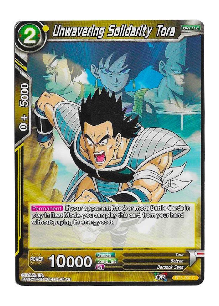 Dragon Ball Super: Unwavering Solidarity Tora BT3-097 - Cross Worlds | Romulus Games
